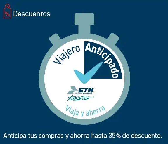 viajero anticipado ETN TURISTAR Lujo